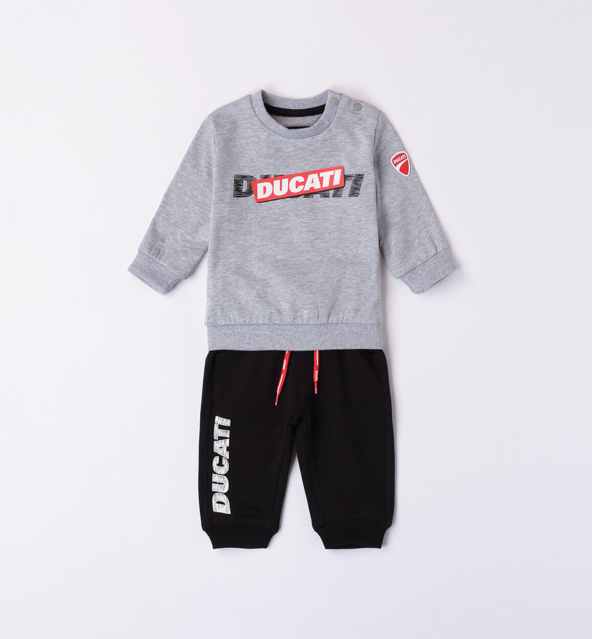 Tuta neonato in felpa Ducati GRIGIO DUCATI
