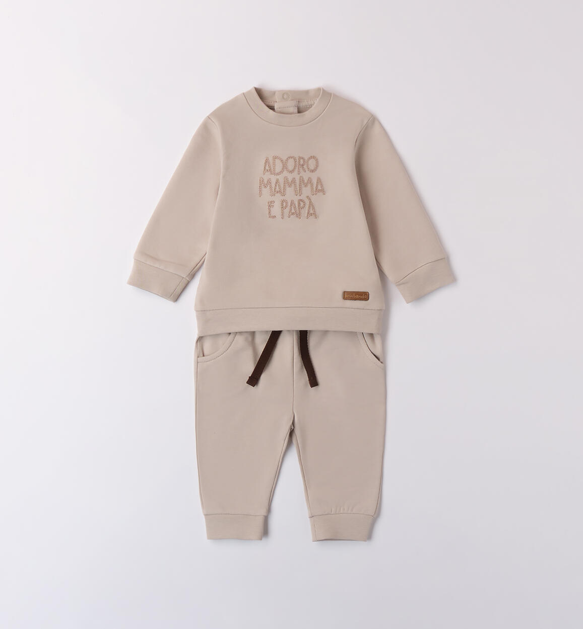 Tuta neonato invernale BEIGE Minibanda