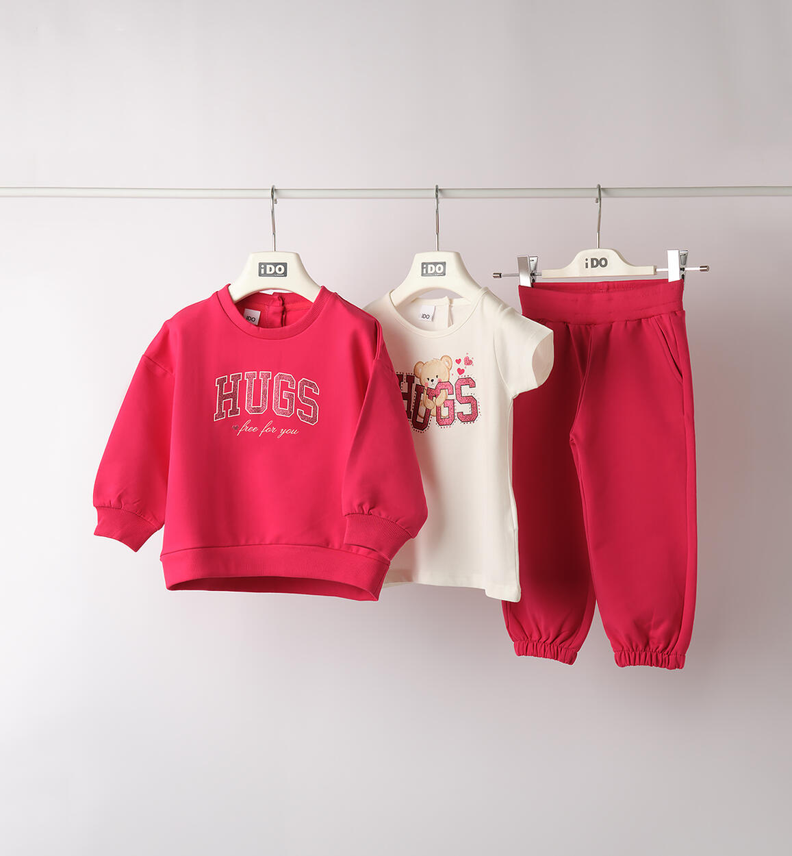 Tuta per bambina ROSSO iDO
