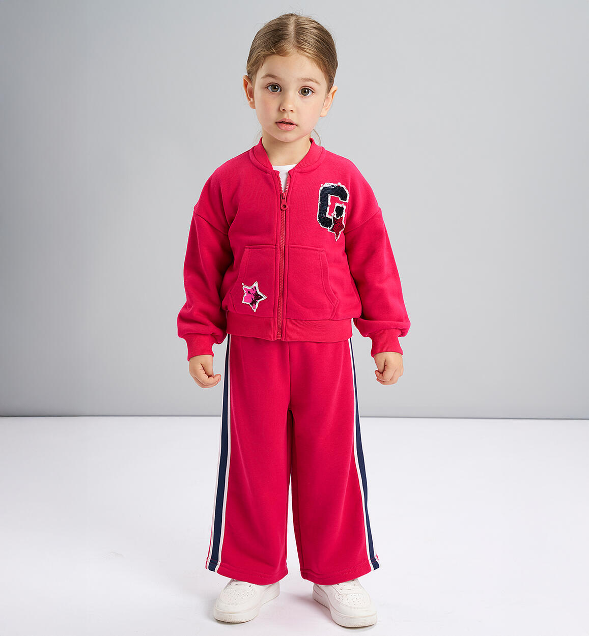Tuta per bambina iDO ROSSO iDO