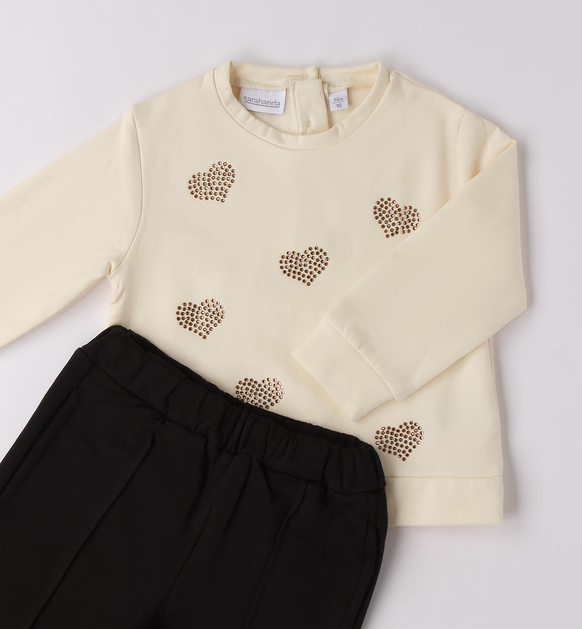 Tuta per bambina Sarabanda CREMA-0921 - 1860F24600