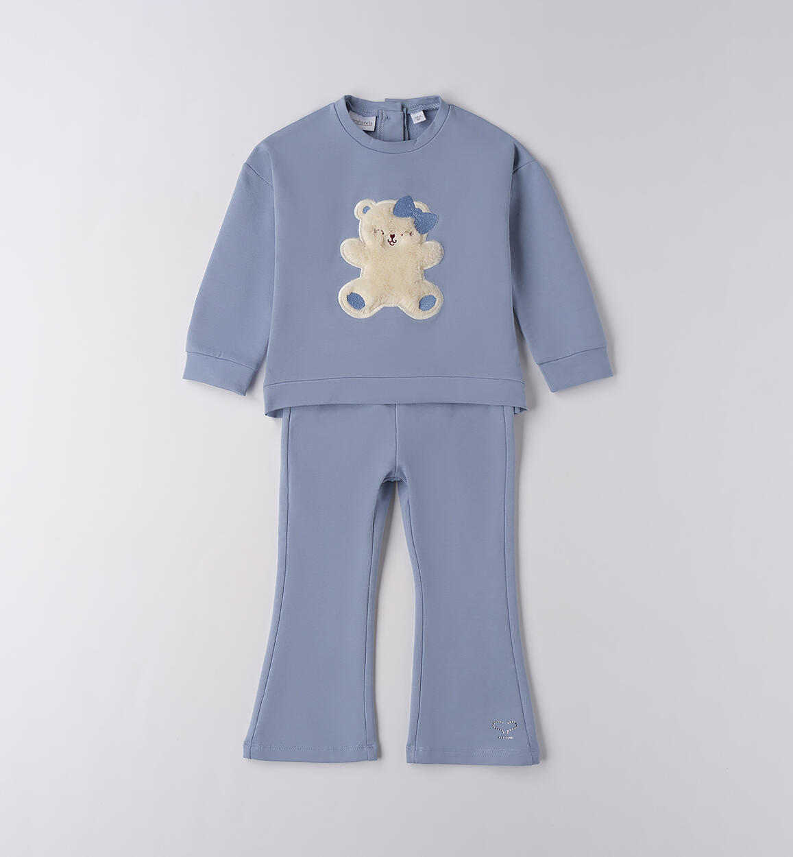Tuta per bambina sportiva BLU Sarabanda