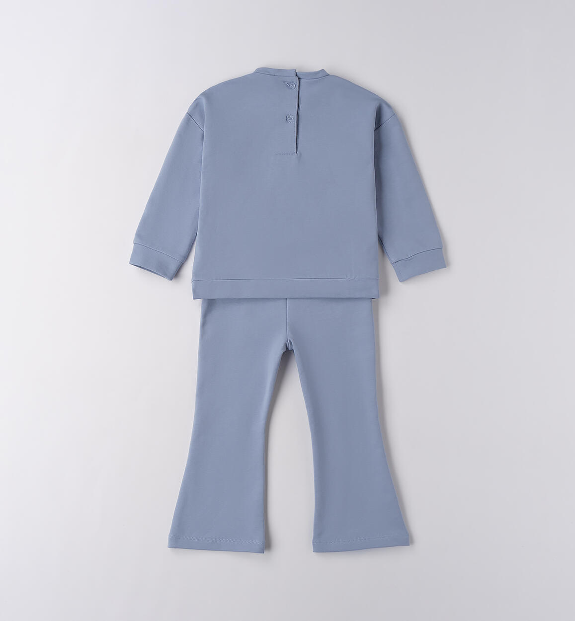 Tuta per bambina sportiva AZZURRO-3814 - 1040F21400