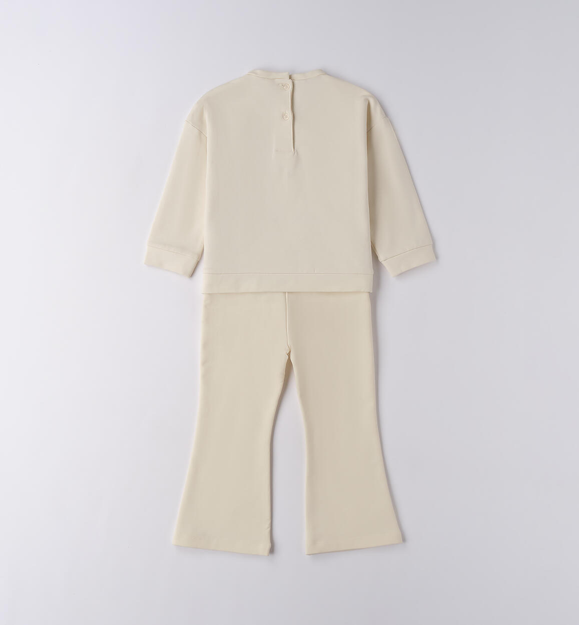 Tuta per bambina sportiva CREMA-0921 - 1040F21400