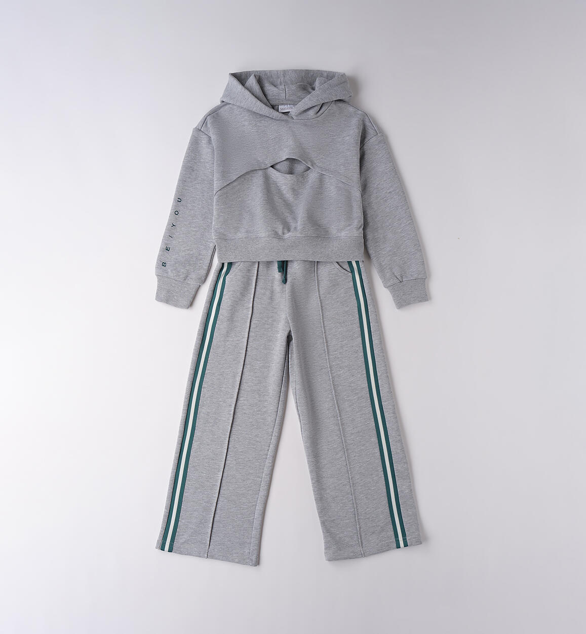 Tuta per ragazza GRIGIO MELANGE-8992 - 2840F48100