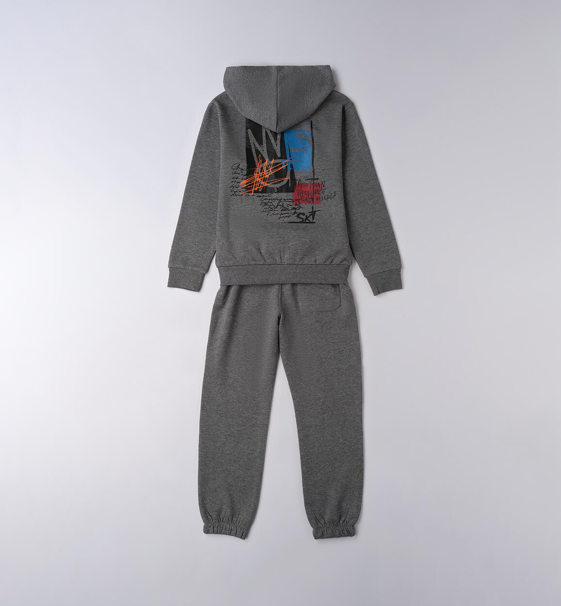 Tuta ragazzo sportiva GRIGIO MELANGE-8970 - 2820F60900