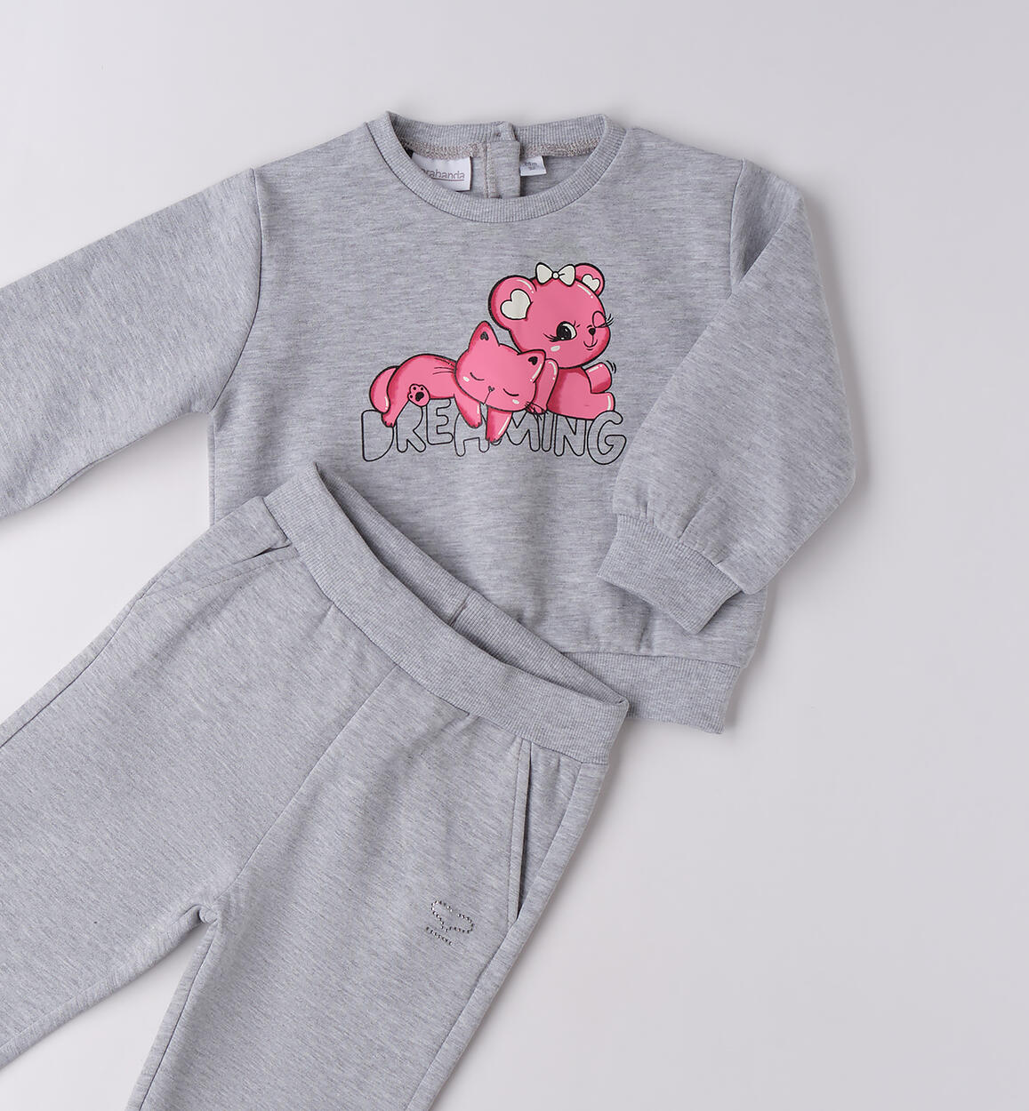 Tuta sportiva bambina GRIGIO MELANGE-8992 - 1040F21100