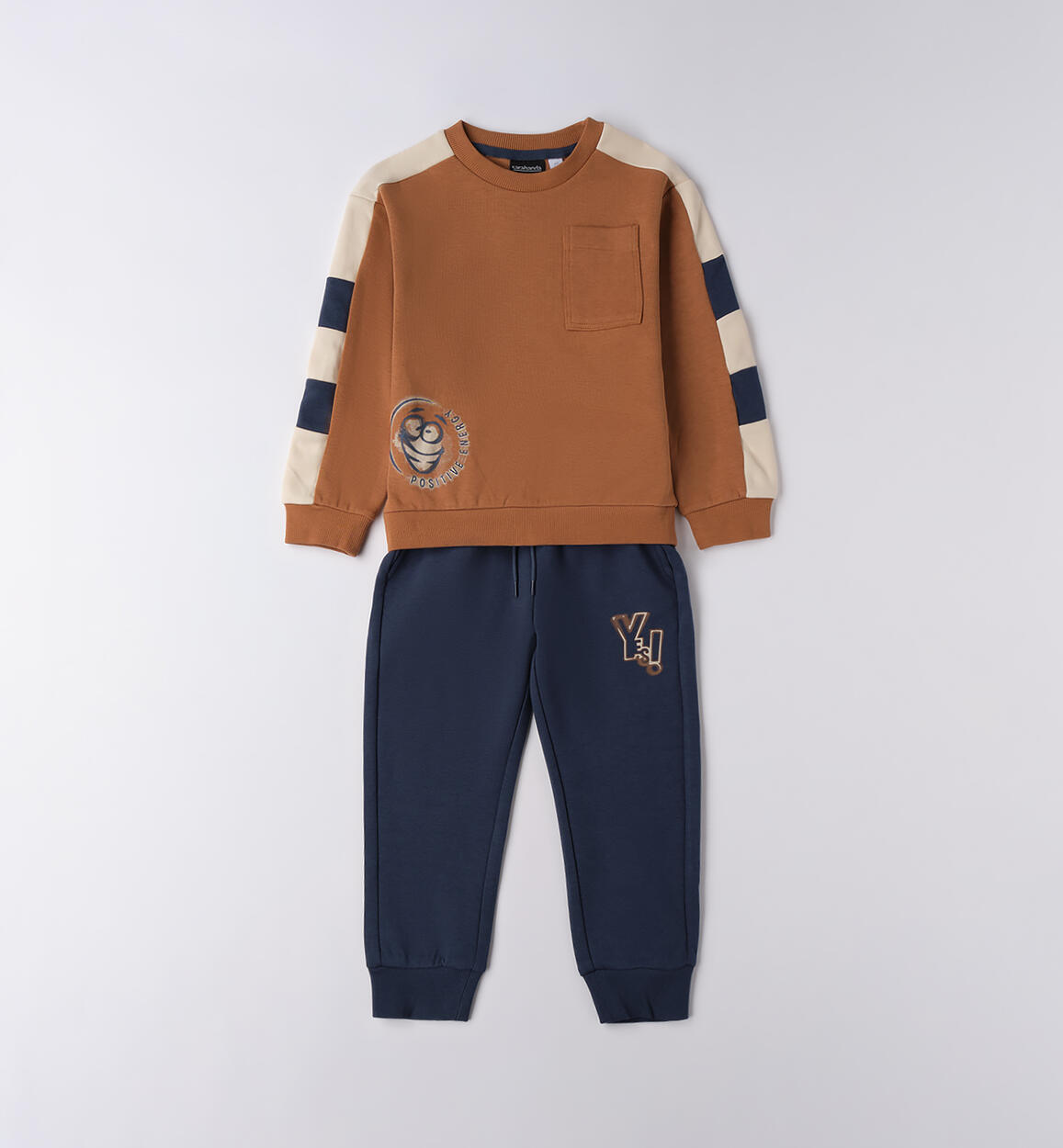 Tuta sportiva bambino BEIGE-1117 - 1020F00500