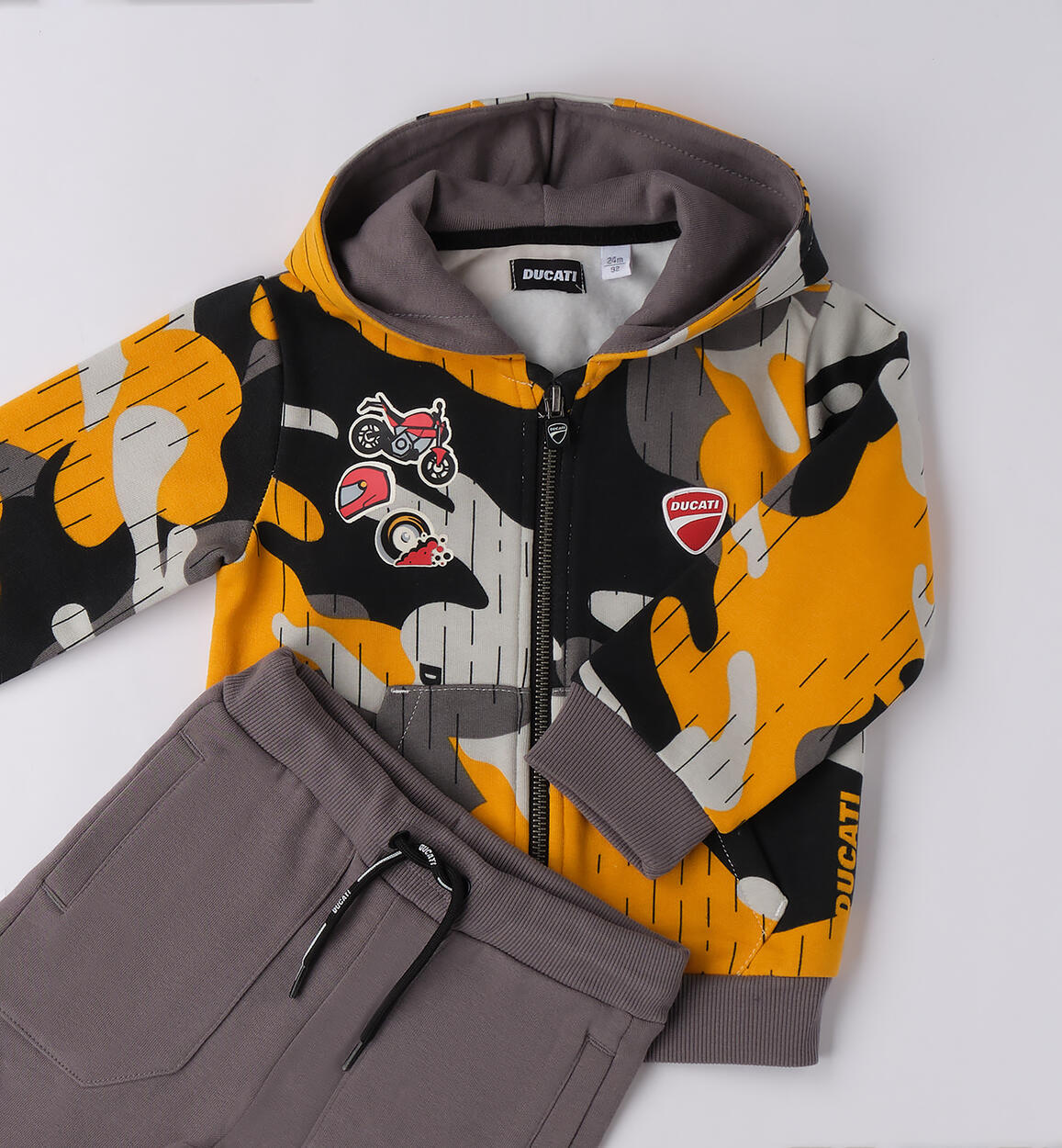 Tuta sportiva bambino Ducati PANNA-MULTICOLOR-6BTN - 102GF60400
