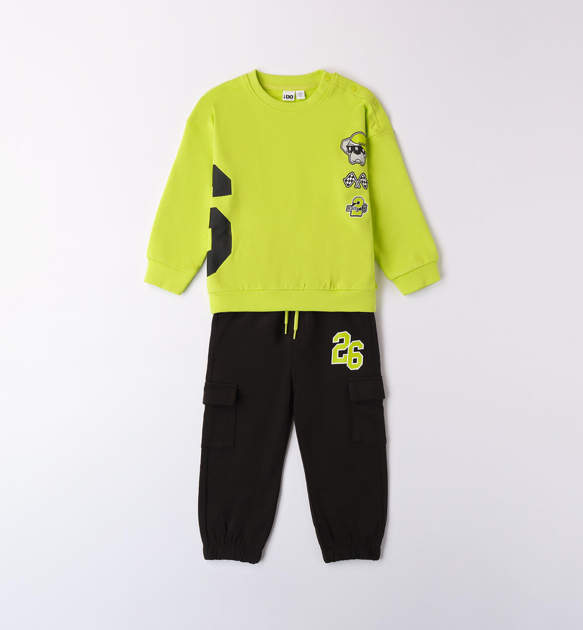 Tuta sportiva bambino VERDE iDO