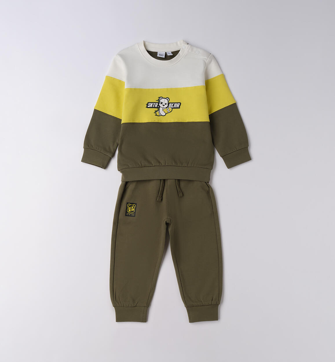 Tuta sportiva da bambino VERDE SALVIA-4951 - 1024F71100