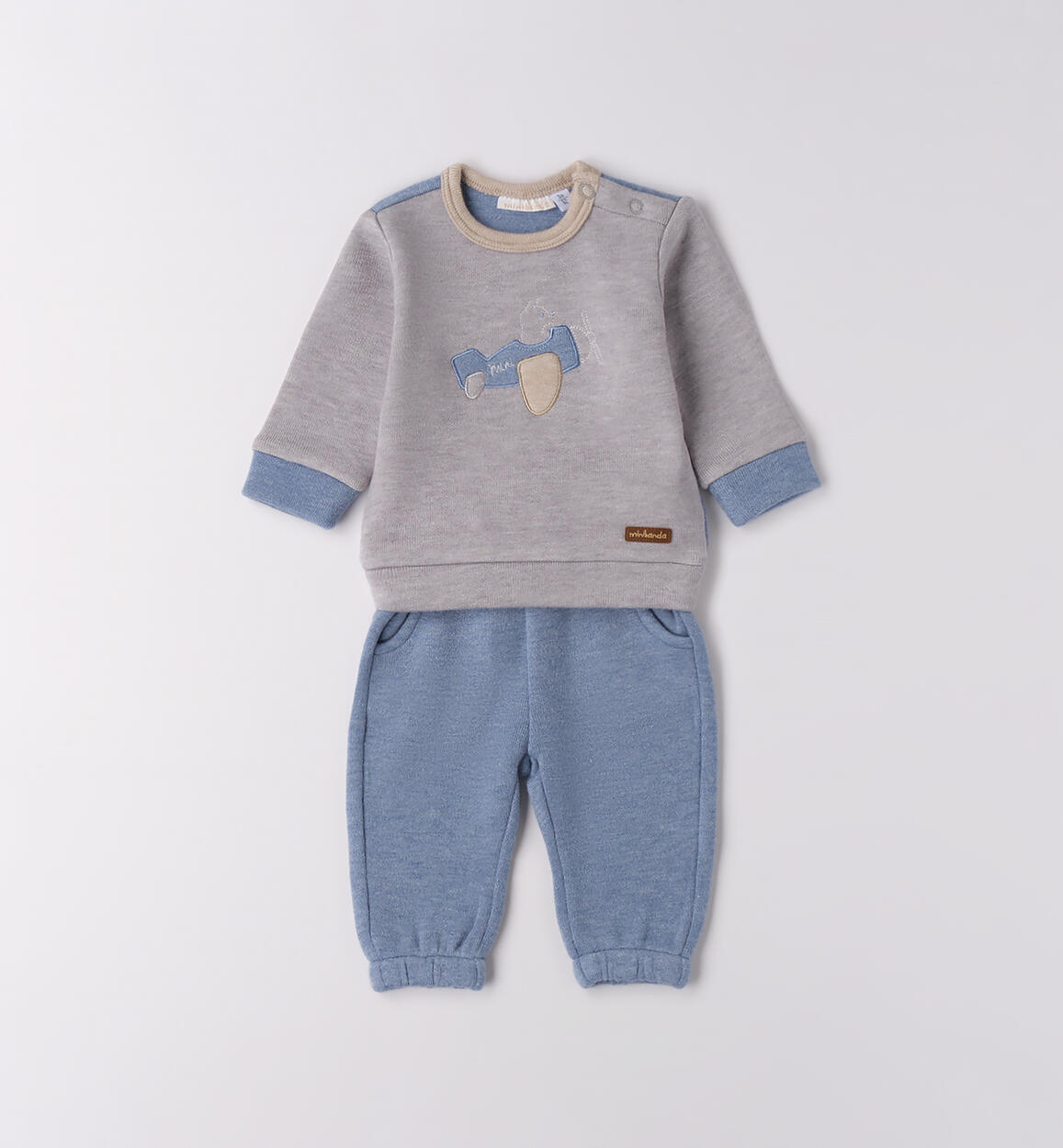 Tuta sportiva neonato GRIGIO Minibanda
