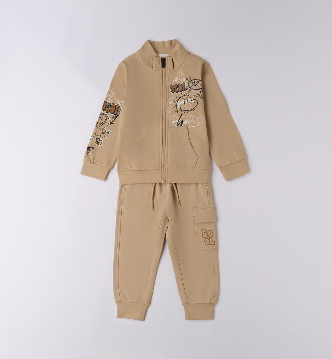 Tuta sportiva per bambino BEIGE iDO