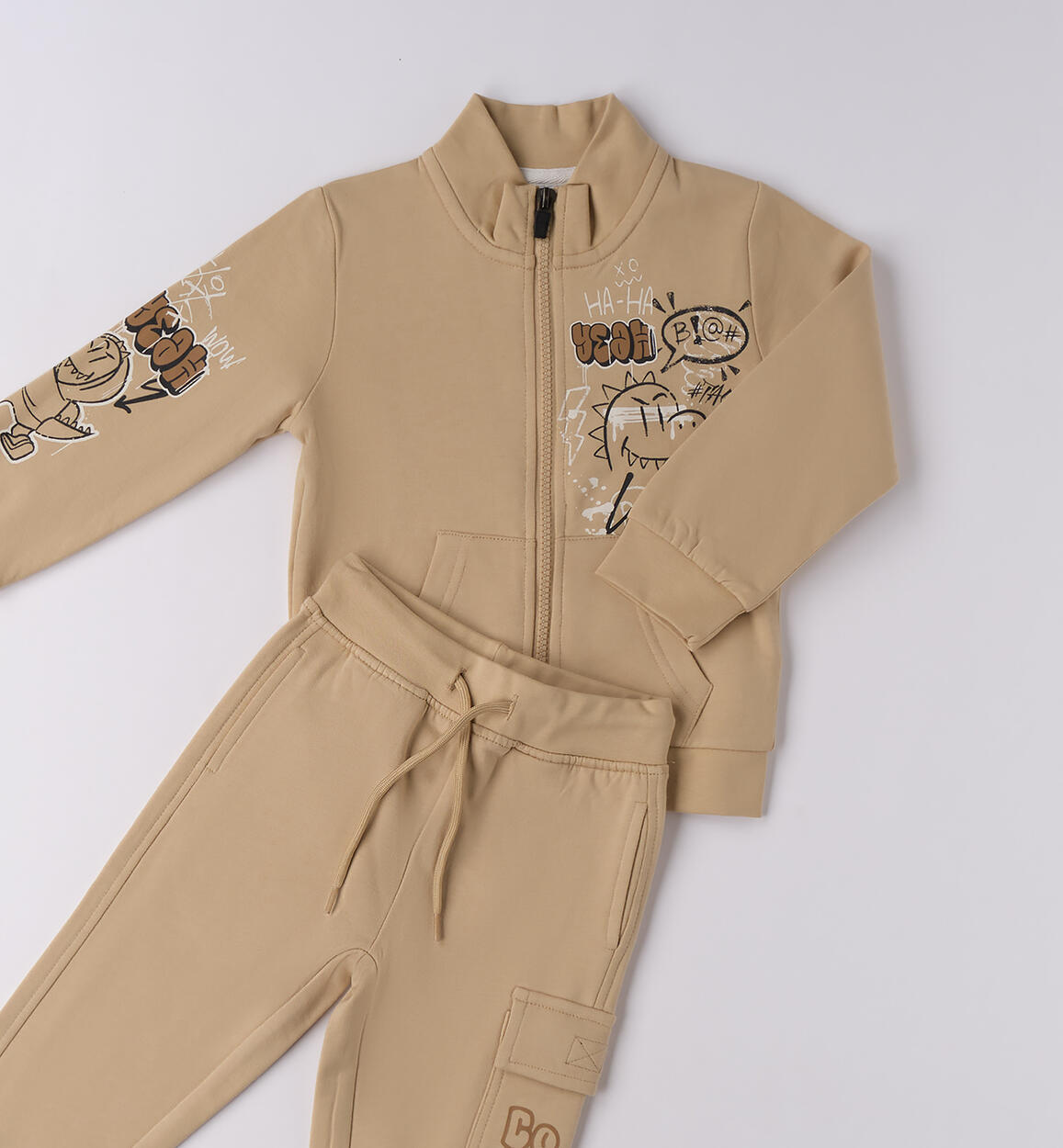 Tuta sportiva per bambino BEIGE-0731 - 1024F71700