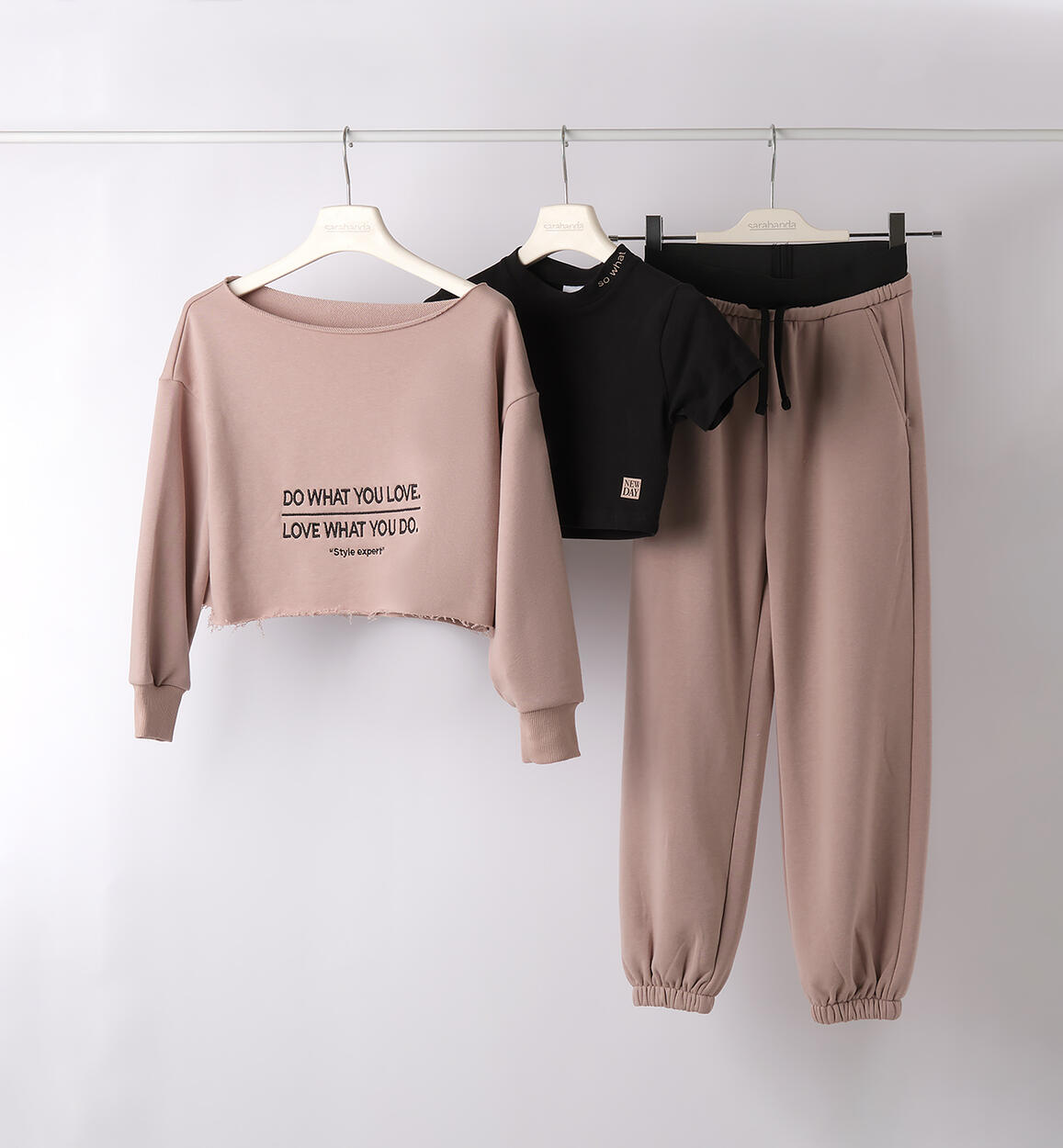 Tuta sportiva ragazza BEIGE Sarabanda