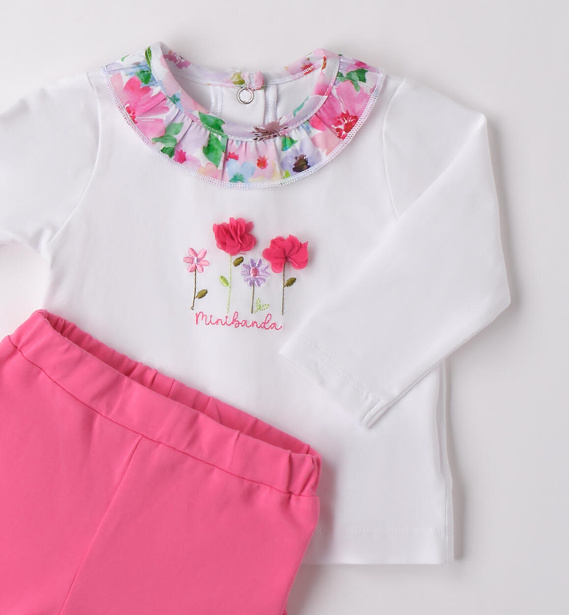 Tutina 2 pezzi neonata BIANCO-0113 - 0043B77100