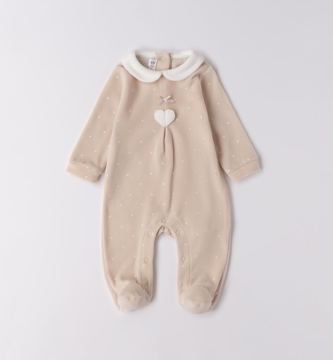 Tutina ciniglia neonata BEIGE Minibanda