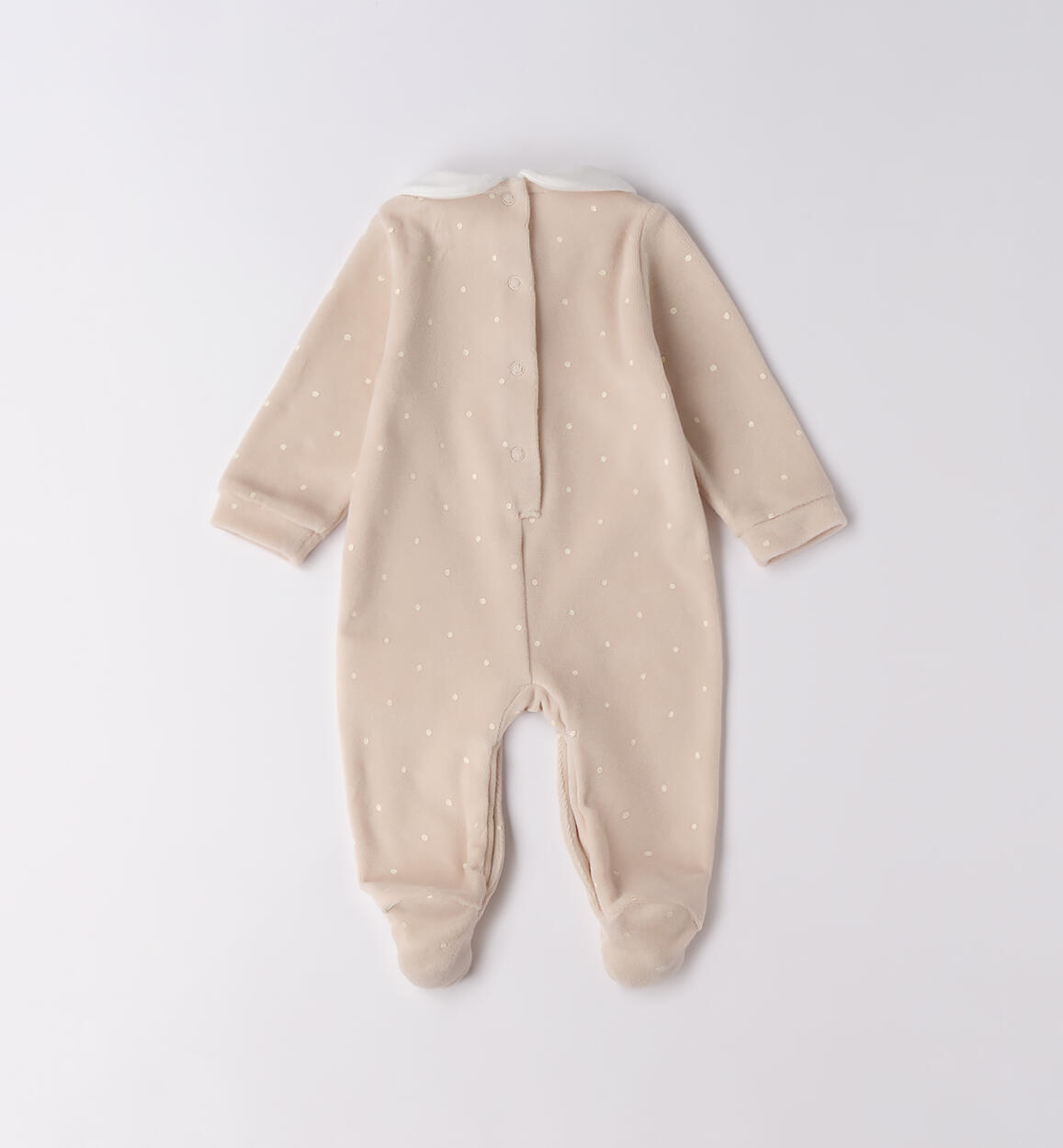 Tutina ciniglia neonata ECRU'-PANNA-6BSU - 0703F76800