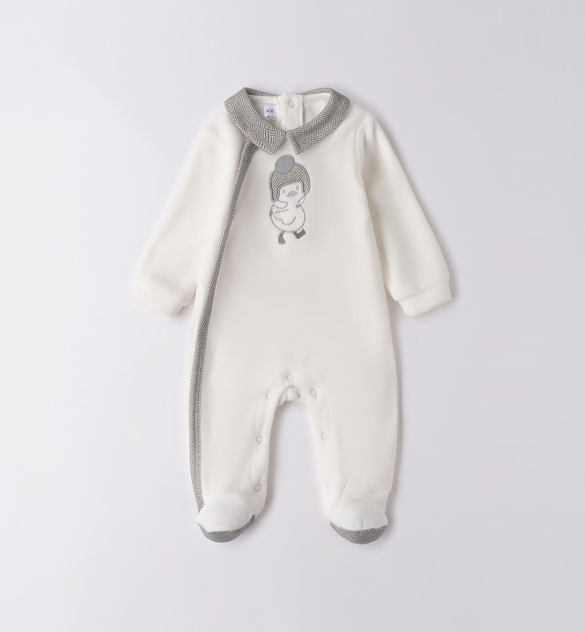 Tutina ciniglia neonato PANNA Minibanda