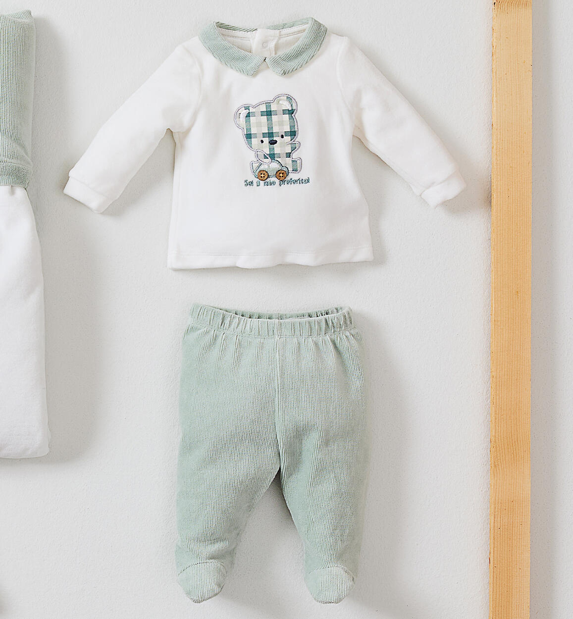 Tutina ciniglia neonato PANNA iDO