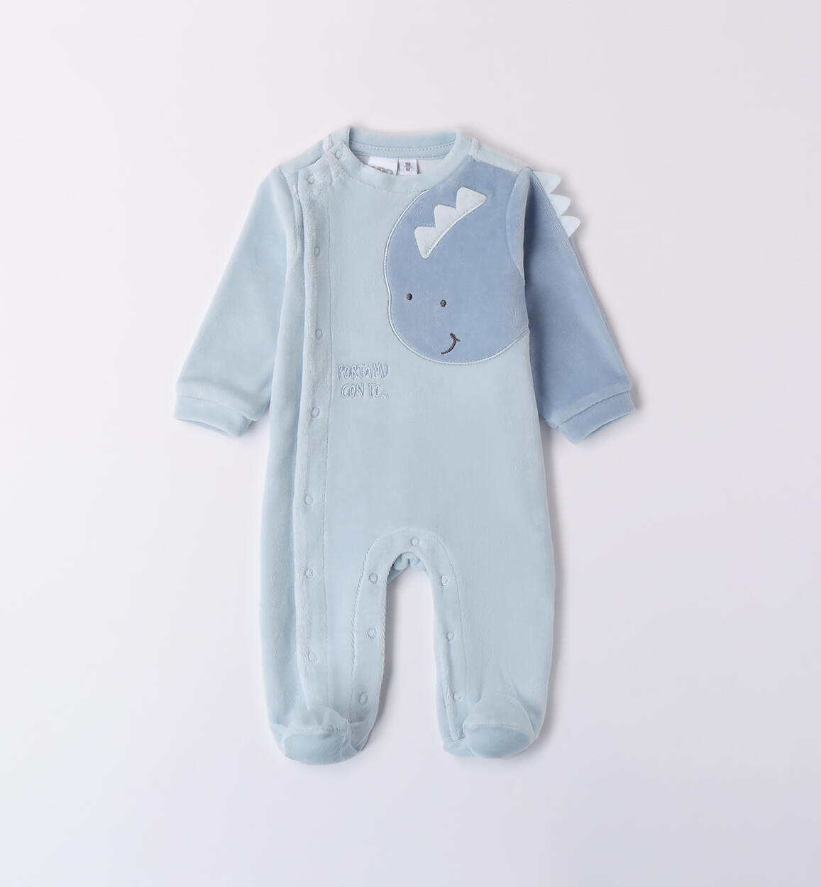 Tutina ciniglia neonato AZZURRO iDO