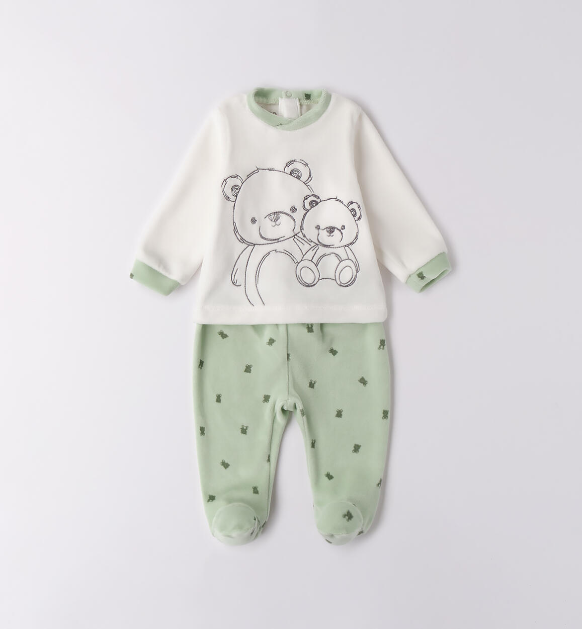 Tutina cotone neonato PANNA iDO
