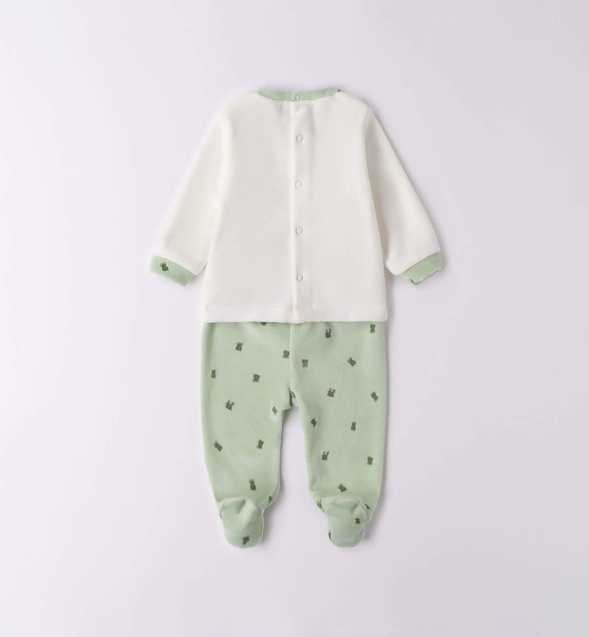 Tutina cotone neonato PANNA-0112 - 0024F00300