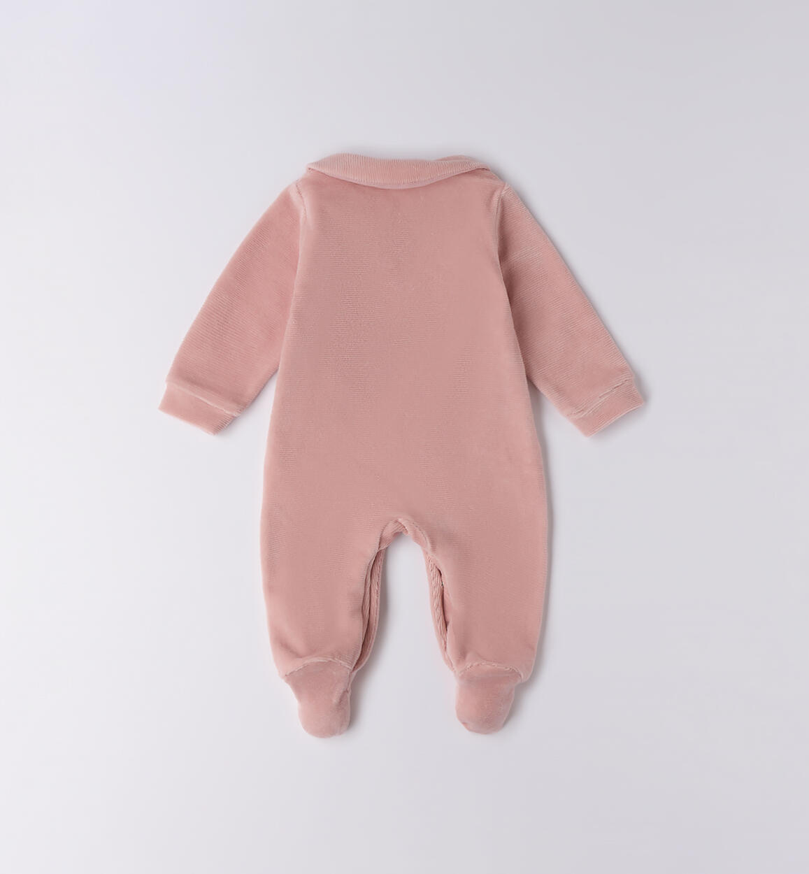 Tutina da neonata in ciniglia LIGHT PINK-2921 - 0703F75700