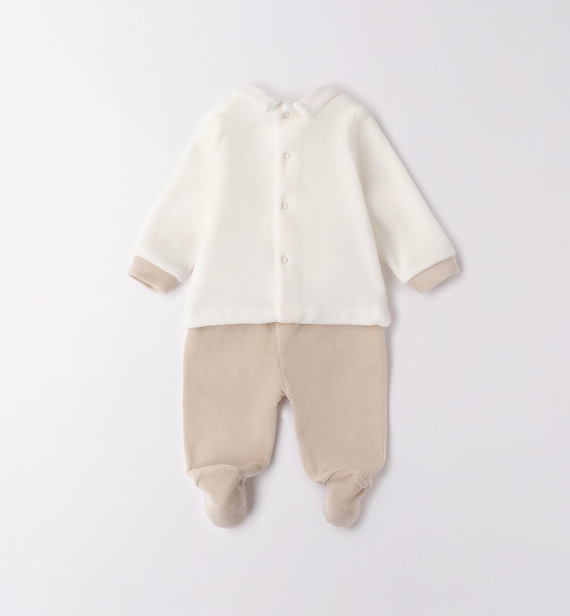 Tutina da neonato 2 pezzi PANNA-0112 - 0023F67300