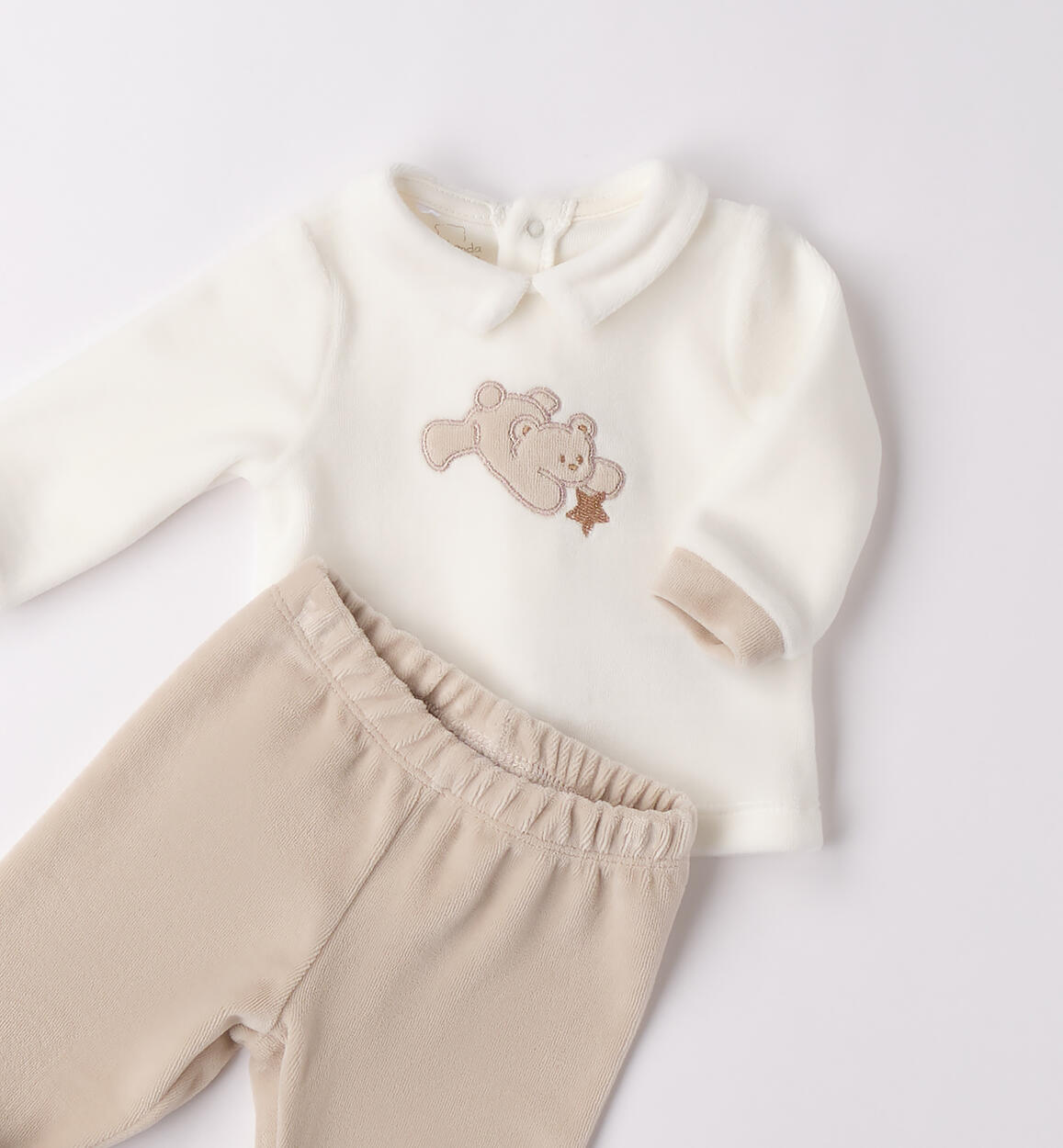 Tutina da neonato 2 pezzi PANNA-0112 - 0023F67300