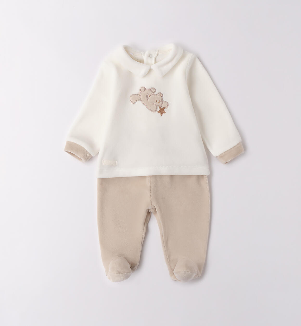 Tutina da neonato 2 pezzi PANNA-0112 - 0023F67300