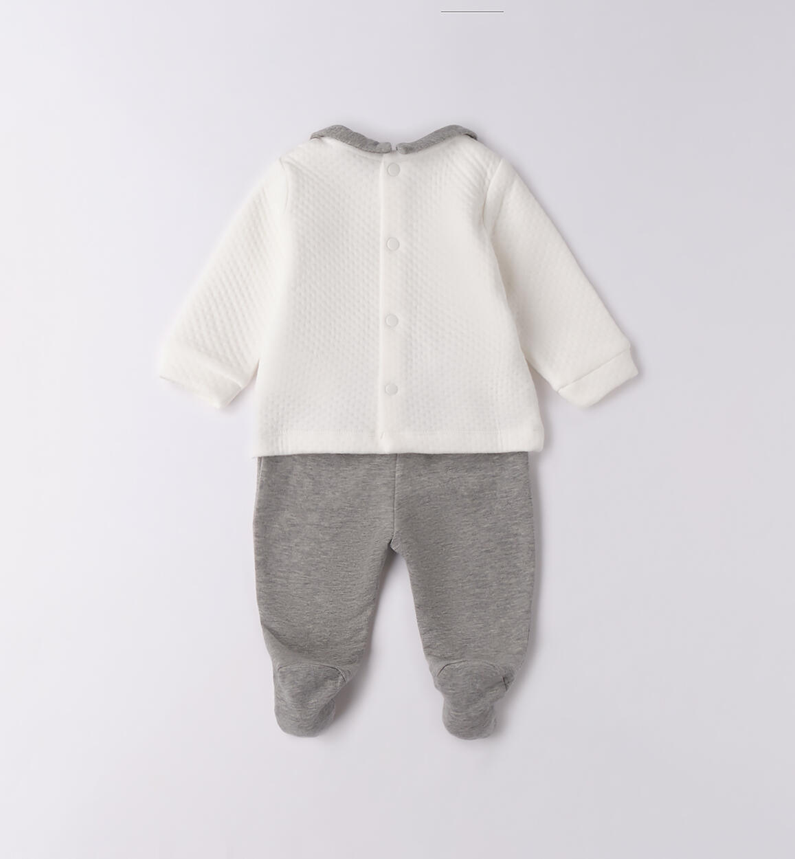Tutina due pezzi neonato PANNA-0112 - 0024F00200
