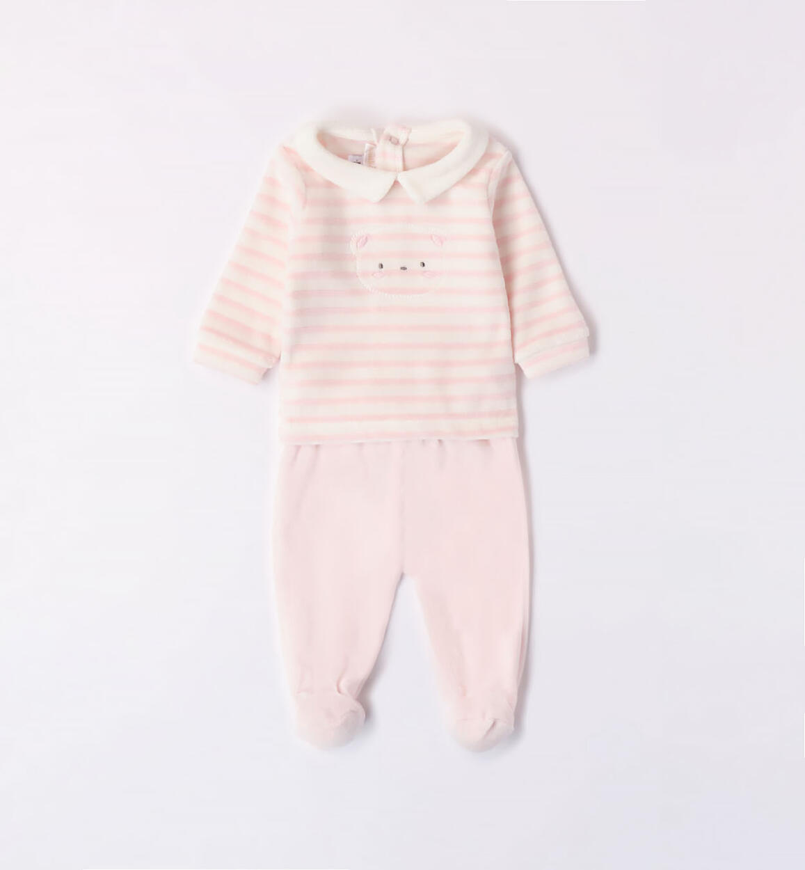 Tutina due pezzi neonato ROSA Minibanda