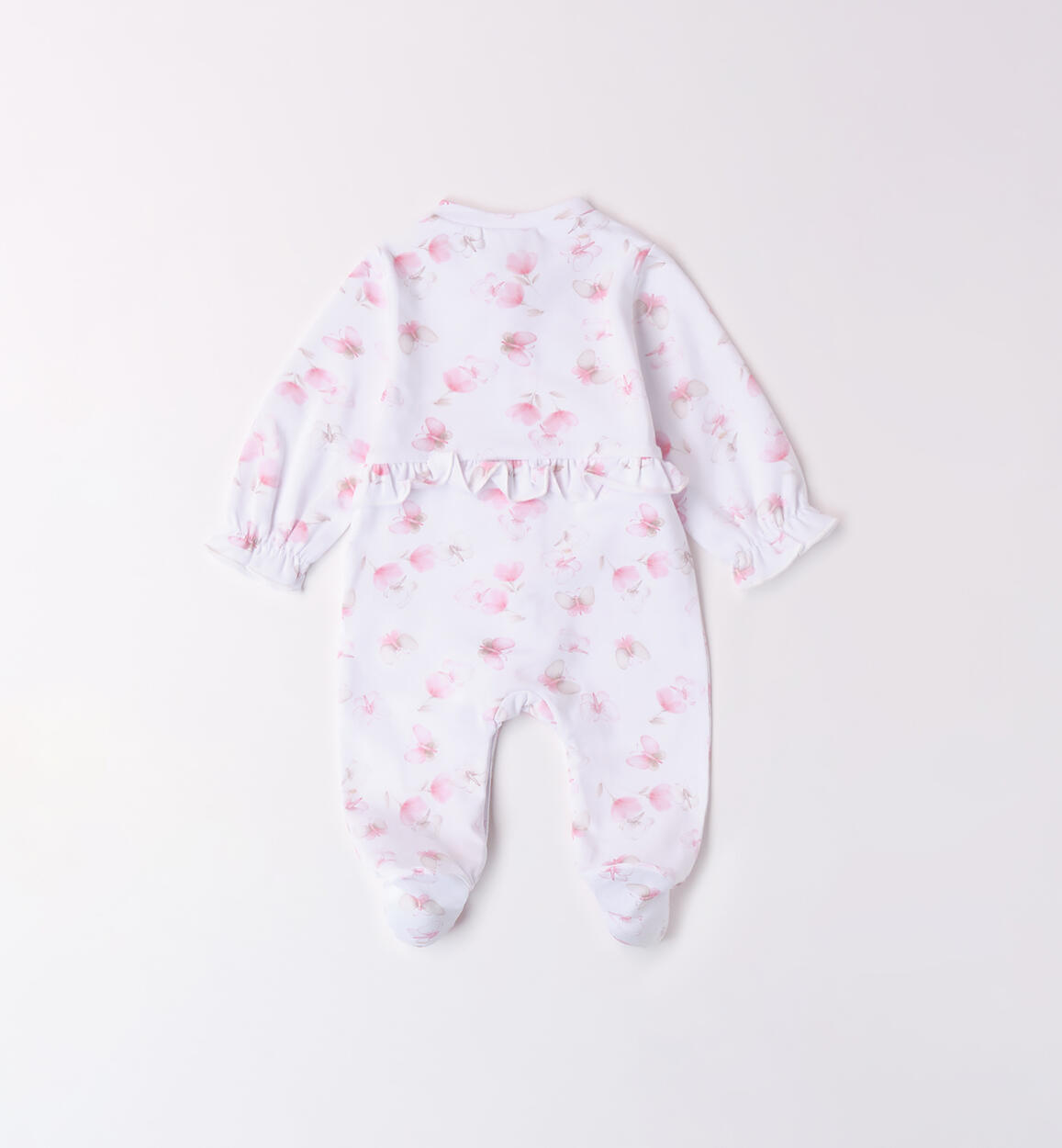 Tutina estiva neonata BIANCO-ROSA-6BFH - 0703B77400