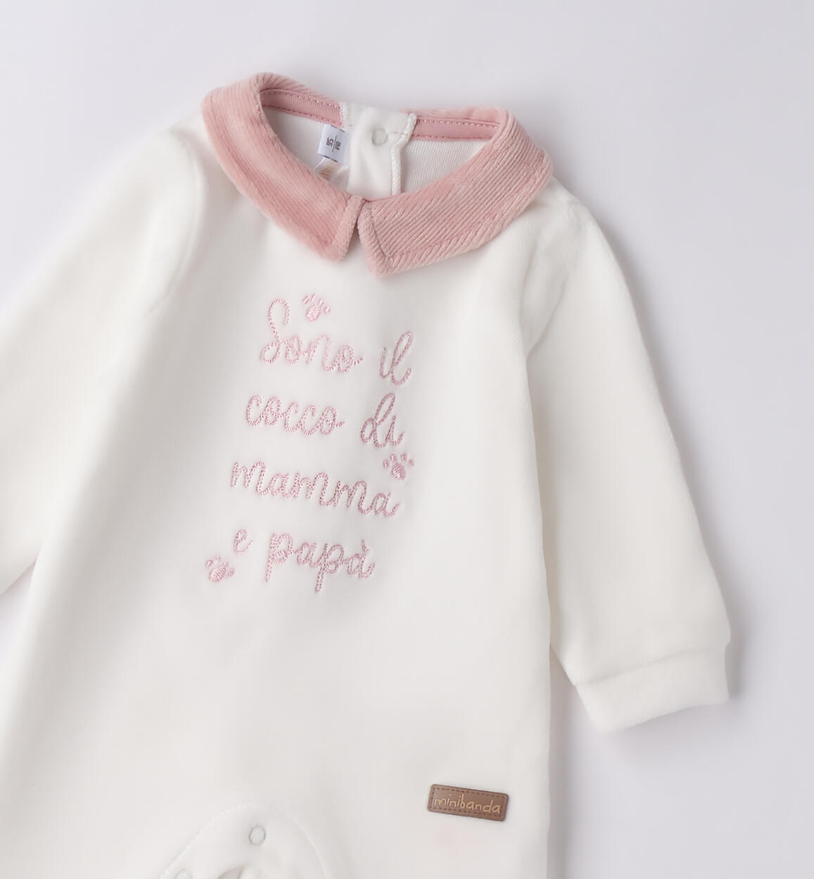 Tutina in ciniglia per neonato  LIGHT PINK-2921 - 0283F64400