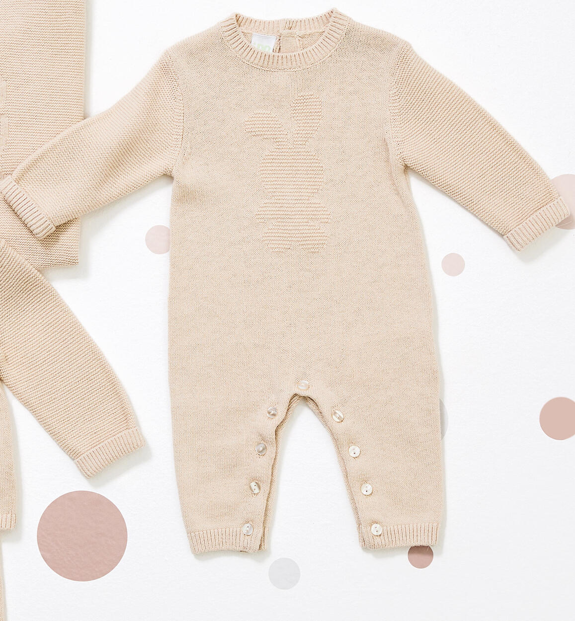 Tutina in tricot BEIGE iDO