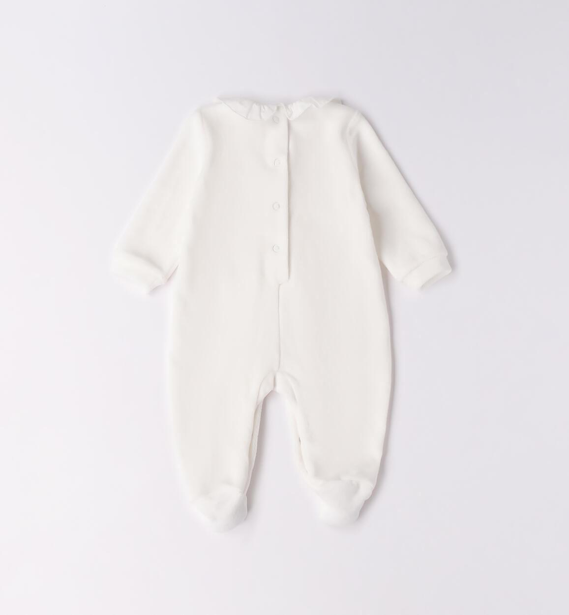 Tutina neonata ciniglia PANNA-0112 - 0703F75400