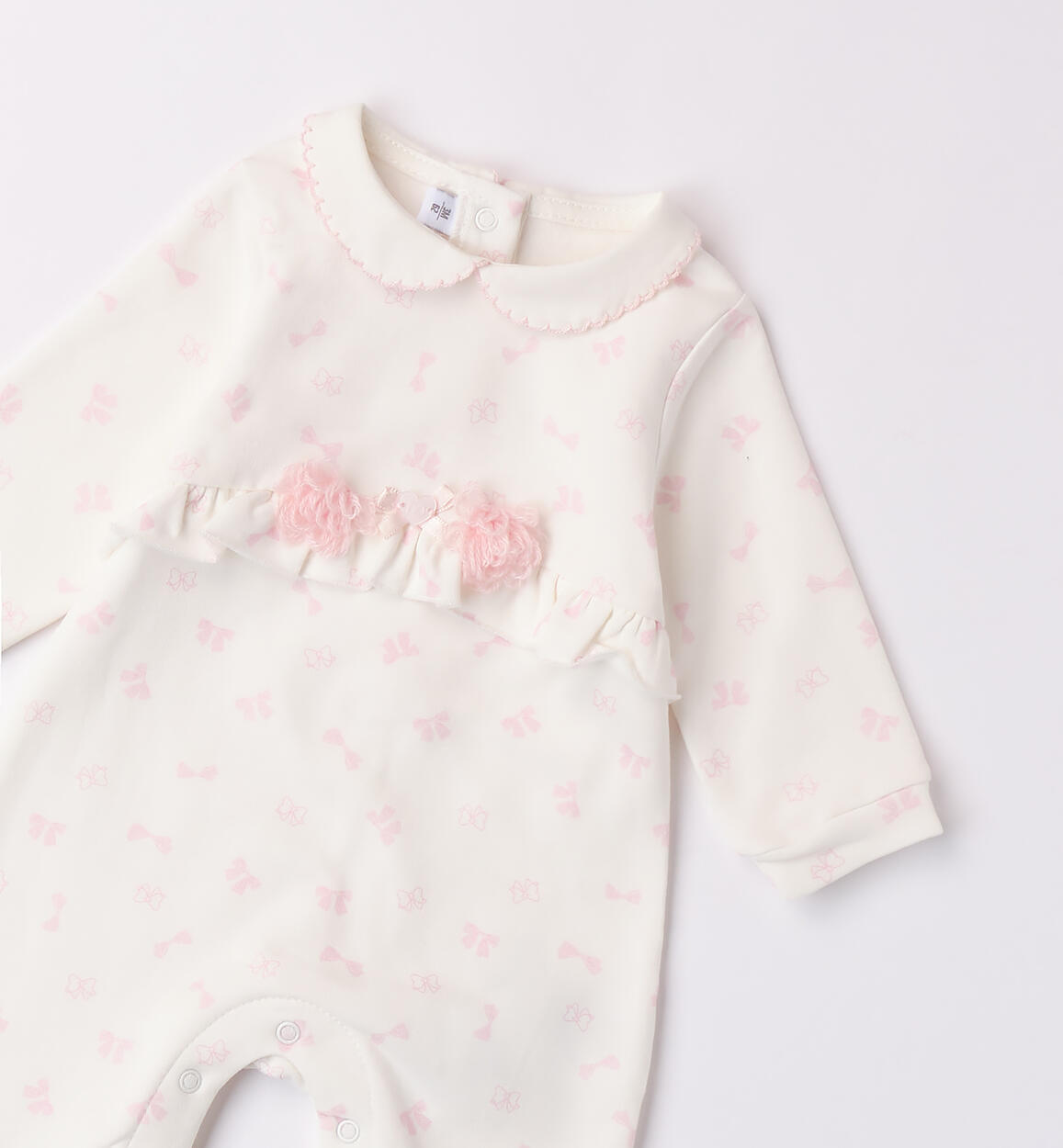 Tutina neonata invernale PANNA-ROSA-6ATQ