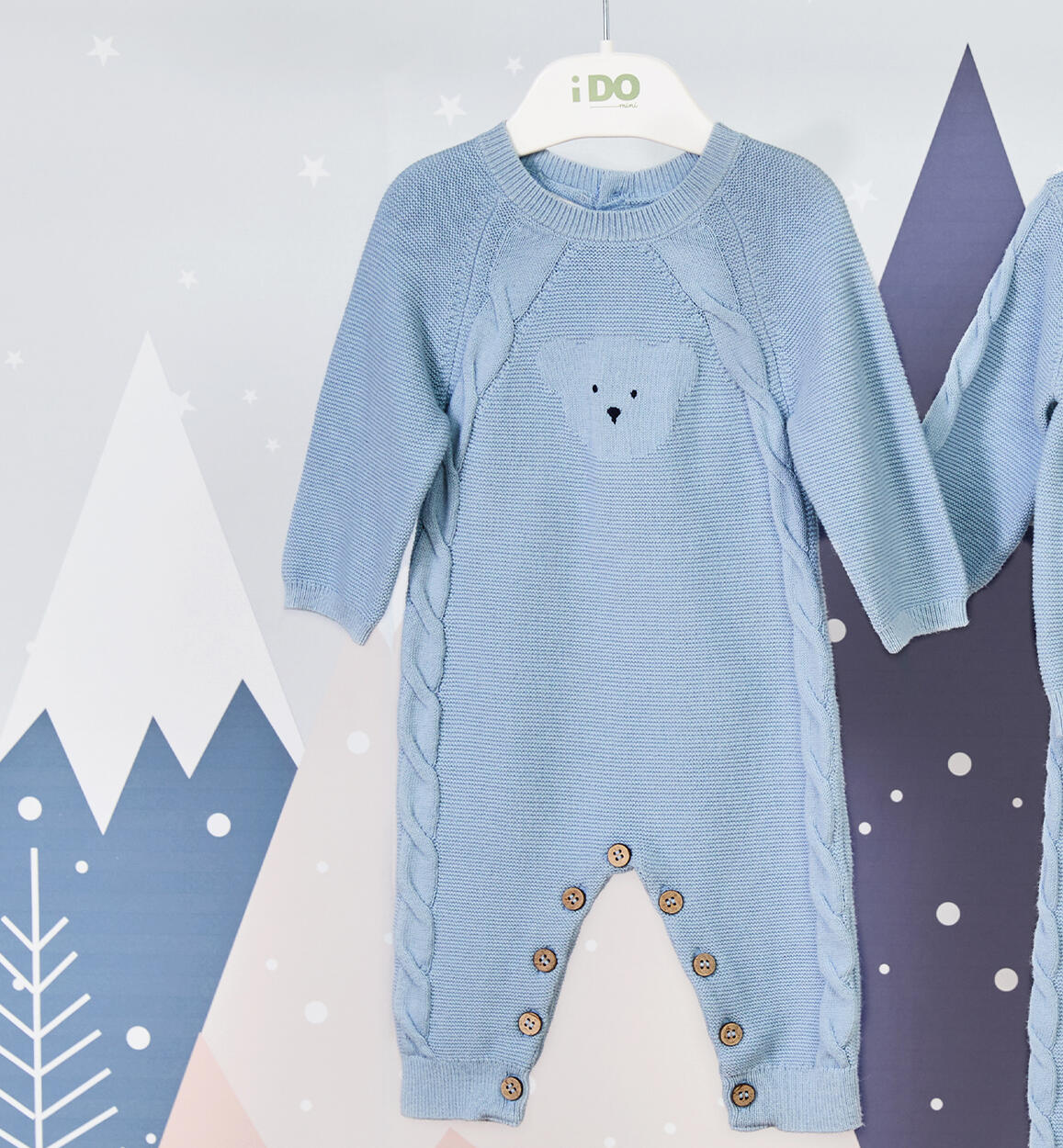 Tutina neonato AZZURRO iDO