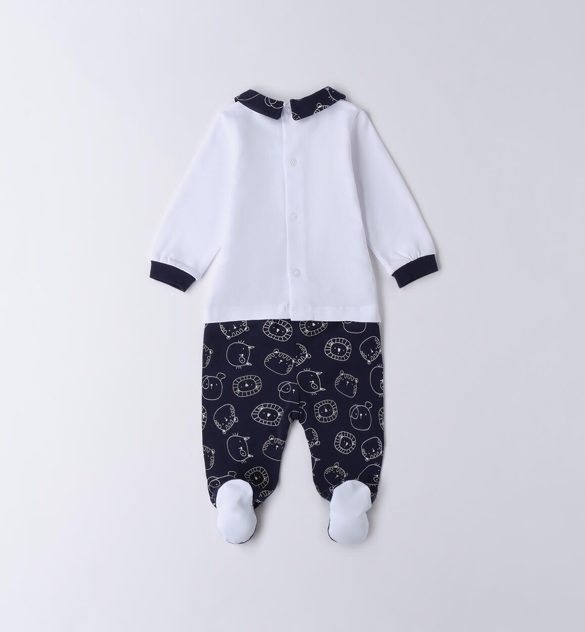 Tutina neonato due pezzi BIANCO-0113 - 0023B67300