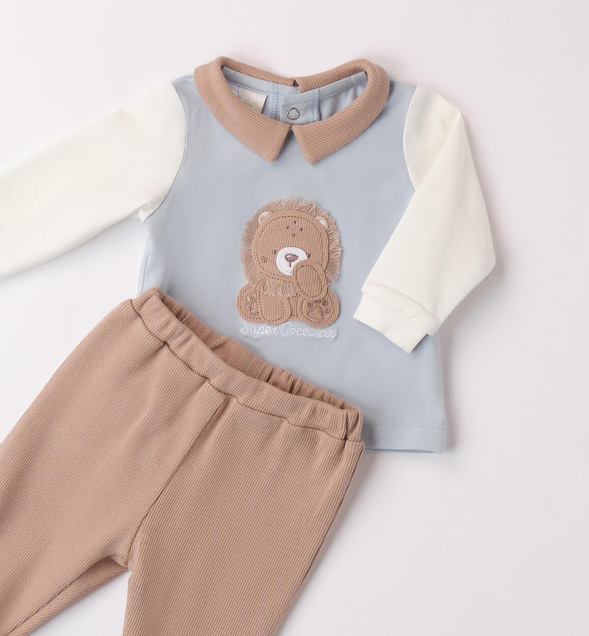 Tutina neonato due pezzi CELESTIAL BLUE-3824 - 0024B00300