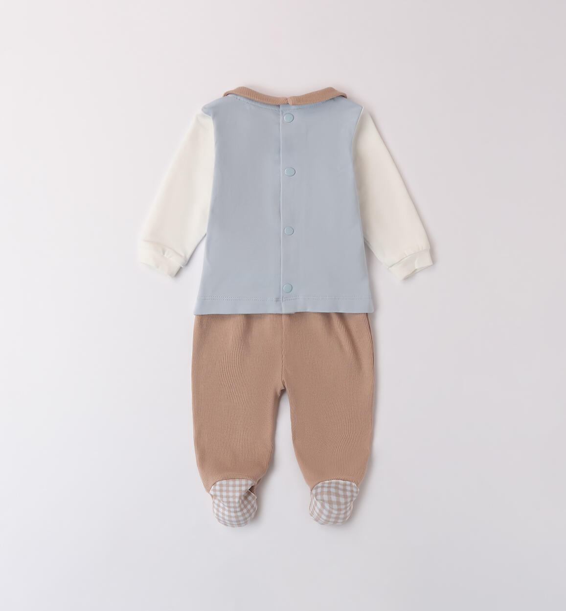 Tutina neonato due pezzi CELESTIAL BLUE-3824 - 0024B00300