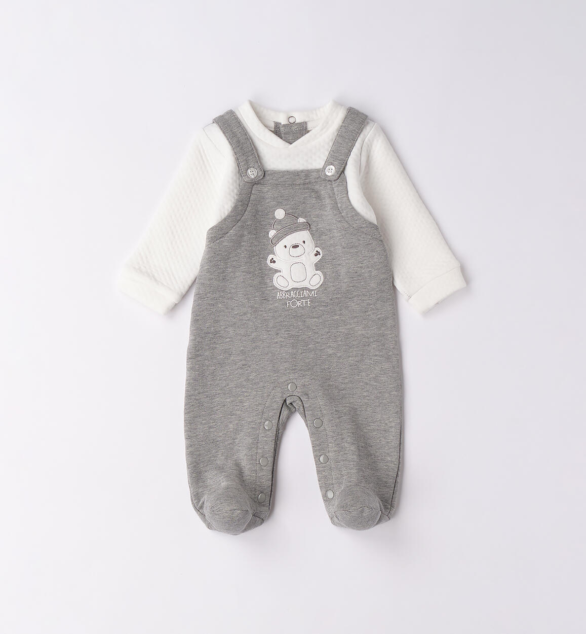 Tutina neonato iDOMini GRIGIO iDO