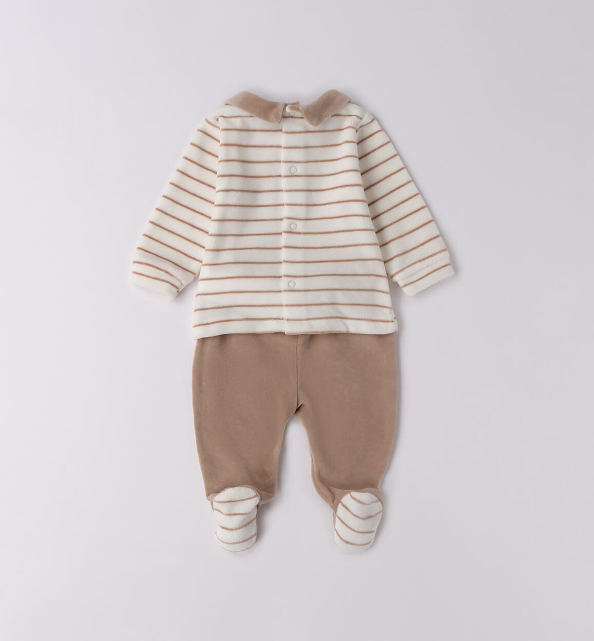 Tutina neonato in cotone TORTORA -0928 - 0024F00400