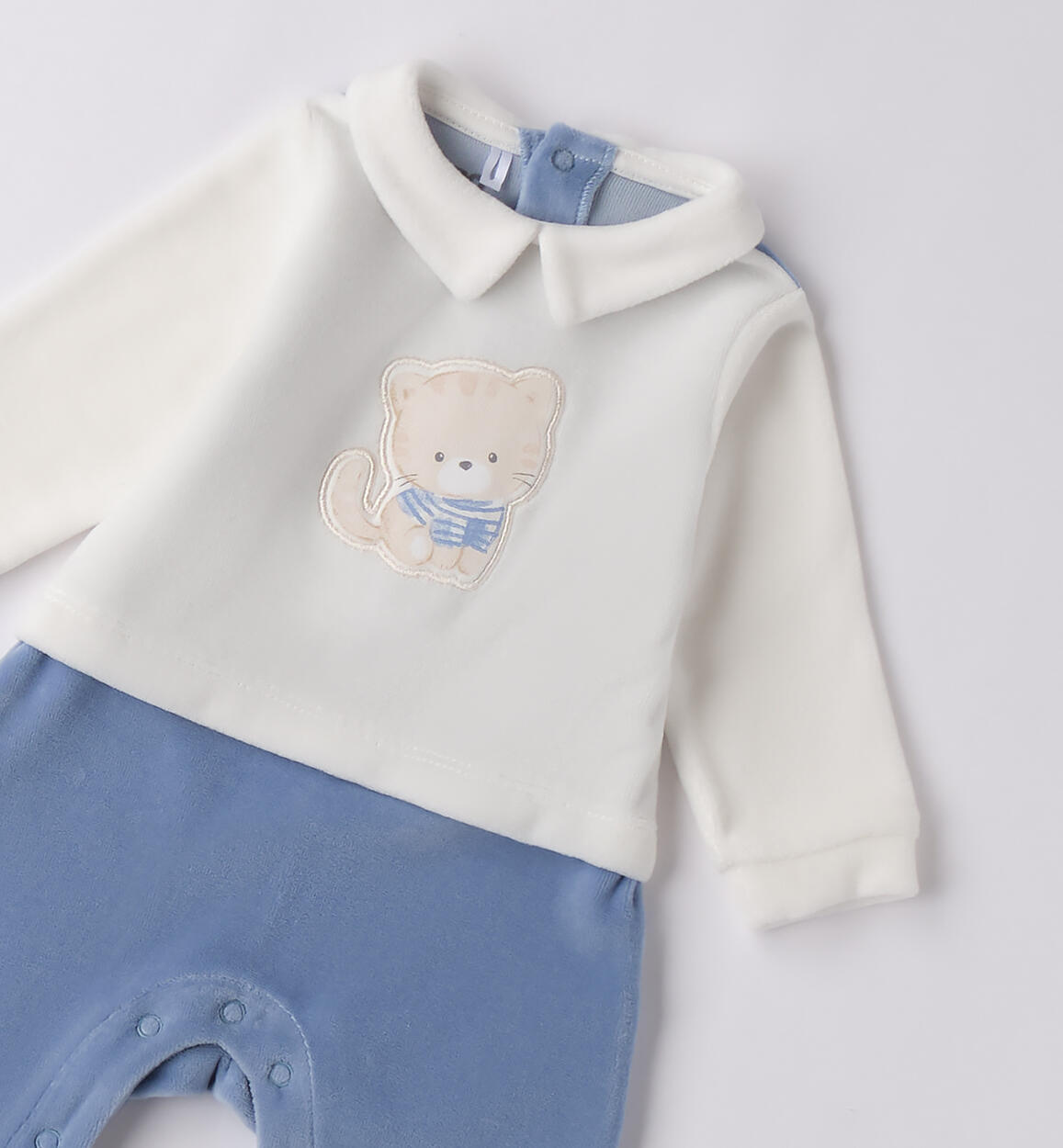 Tutina neonato invernale  AZZURRO-3814 - 0284F02100