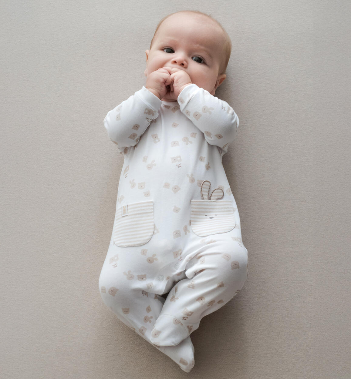 Tutina neonato unisex BIANCO iDO