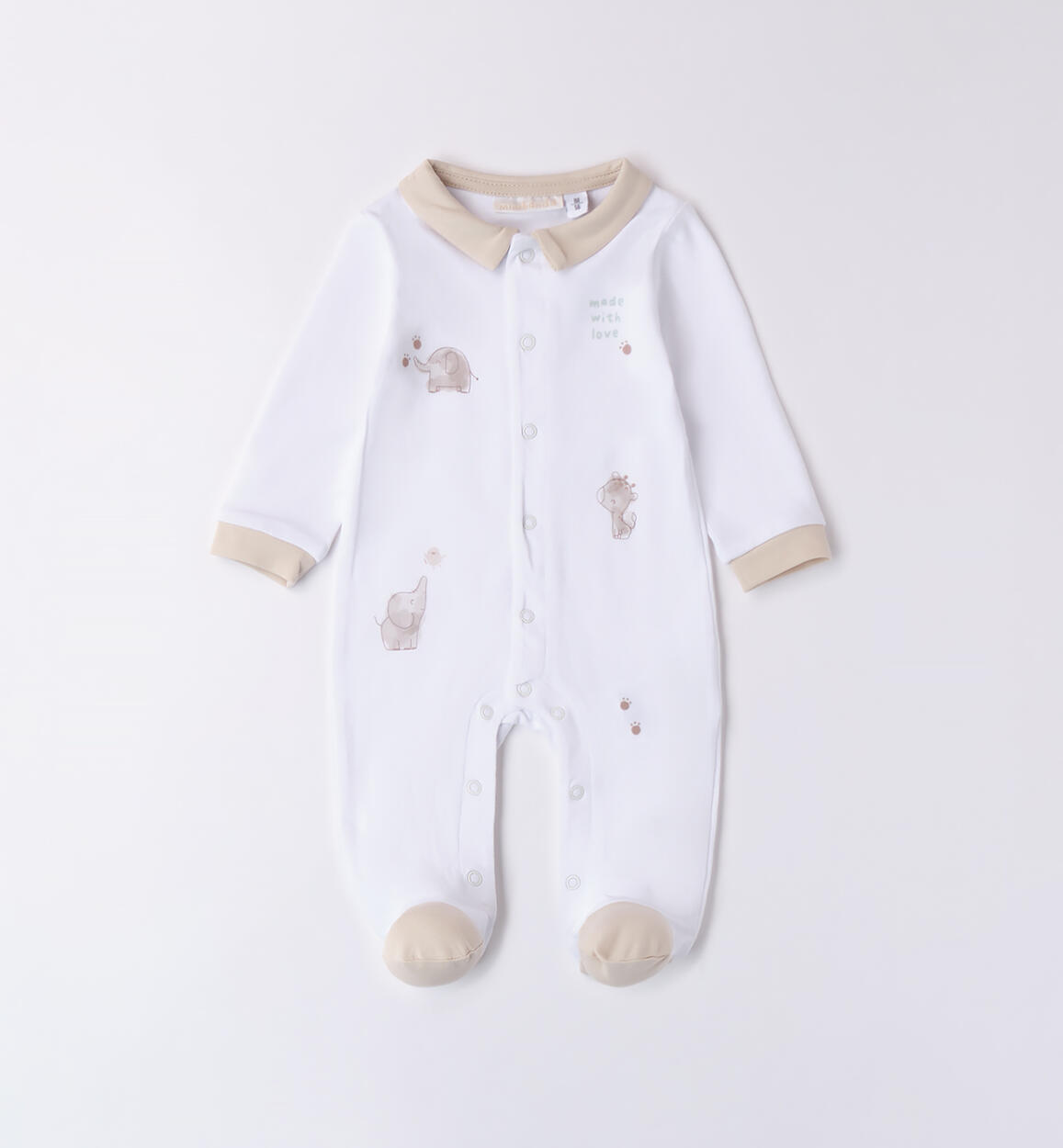 Tutina per neonata Minibanda BIANCO-0113 - 0283B66100