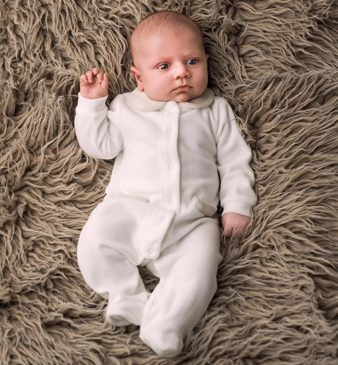 Tutina unisex neonato PANNA Minibanda