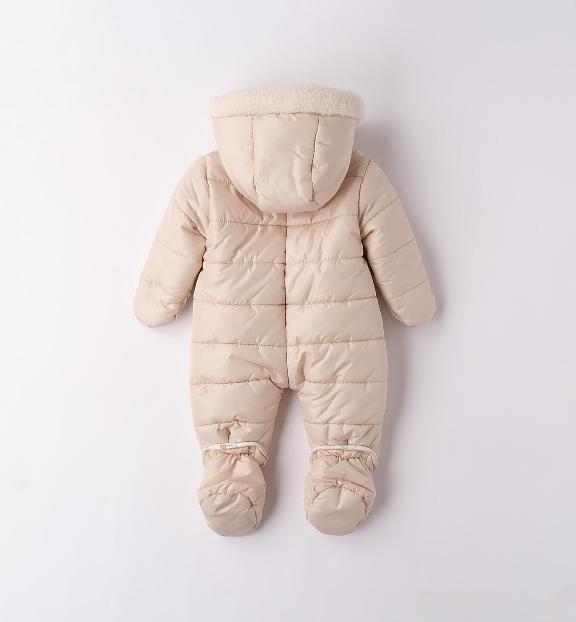 Tutone imbottito neonato ECRU'-0164 - 0704F13900