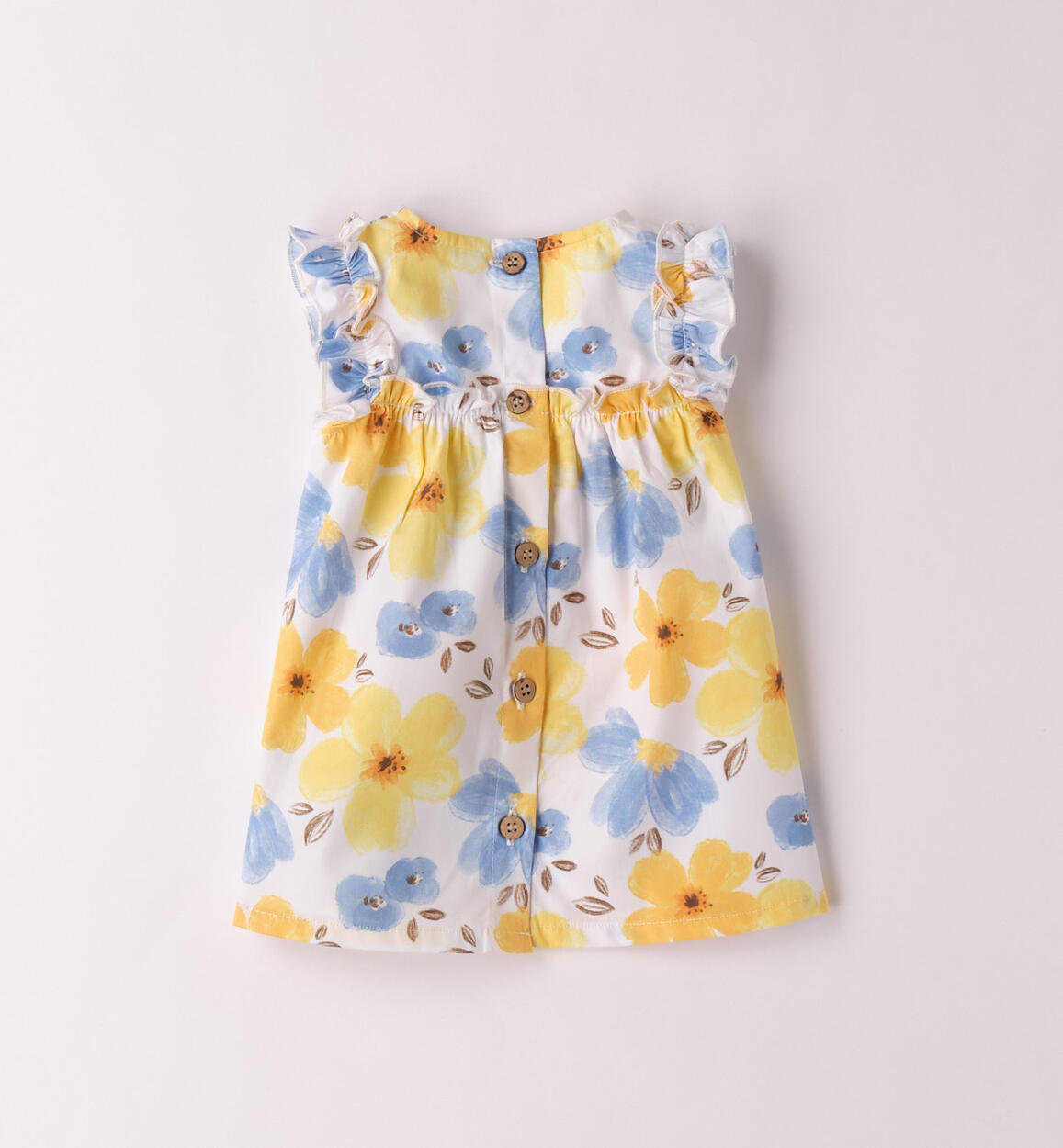 Vestitio neonata iDO BIANCO-GIALLO-6BFS - 0454B19100